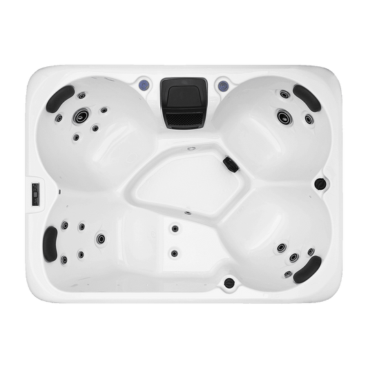 Tranquil Tide 4 Person 1 Lounger Hot Tub