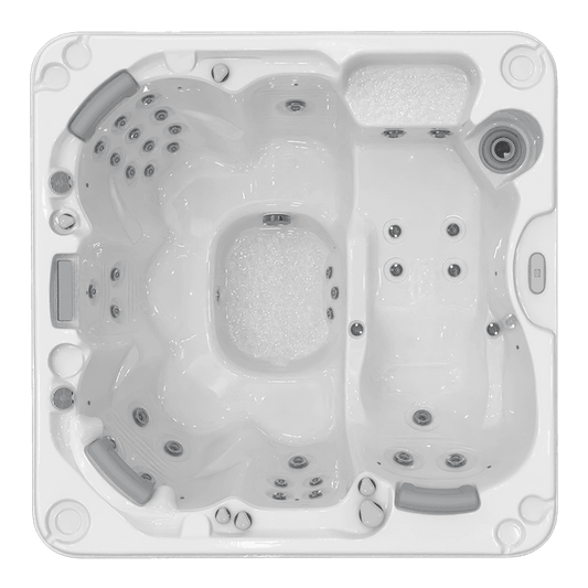 Seabreeze Retreat 6 Person 1 Lounger Hot Tub